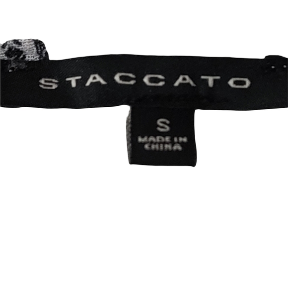 Staccato wide leg boho white black striped pants - Picture 12 of 12